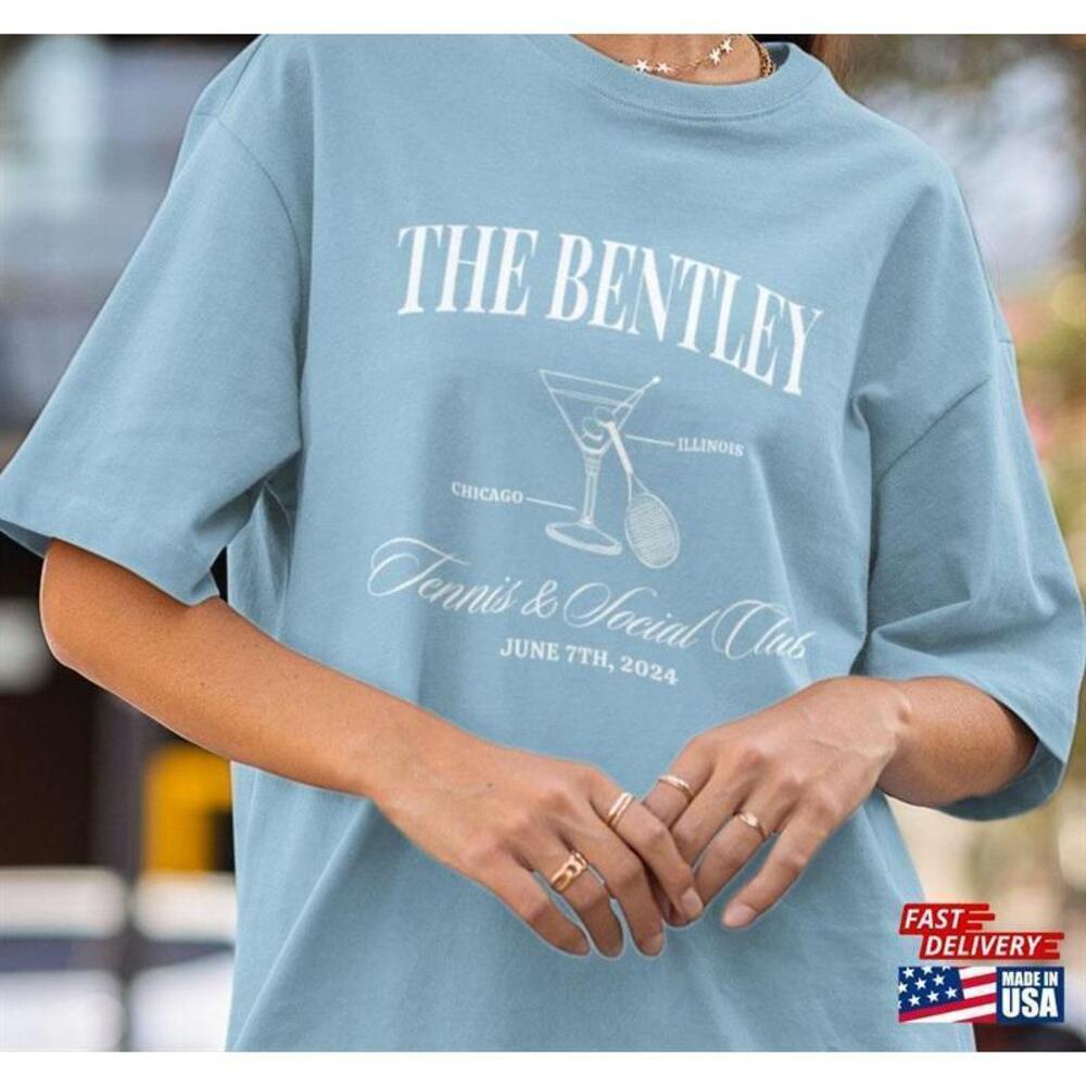 Tennis Bridal Party Bridesmaid Country Club Graphic T-Shirt